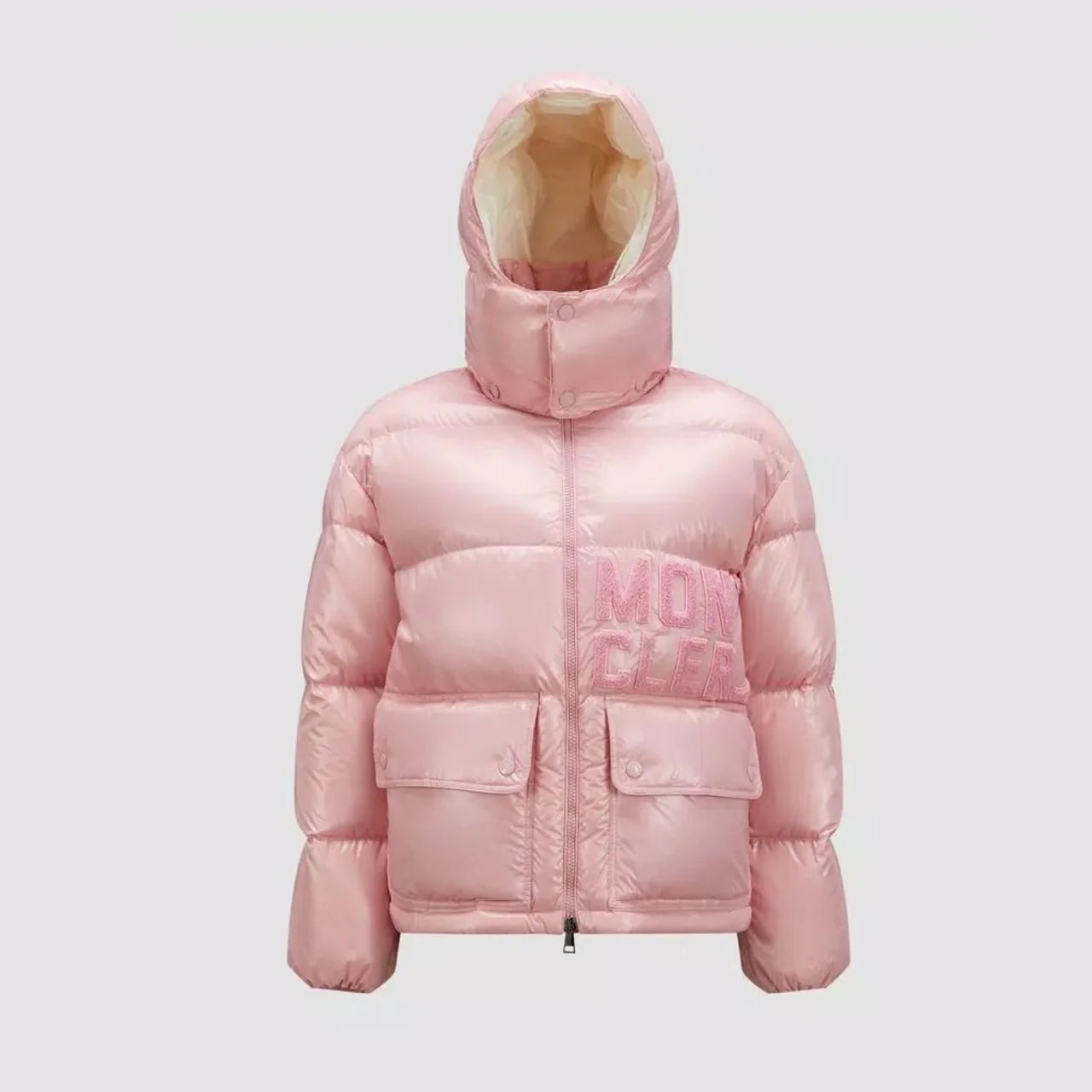 M_NCLER BABY PINK COAT